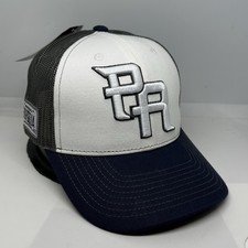 PUERTO RICO BASEBALL PR 3-D EMBROIDERED - PUERTO RICO FLAG AT BACK TRUCKER HAT