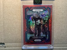 2023 Panini Prizm - Lorenzo Carter #16 Red Shimmer Prizm /35