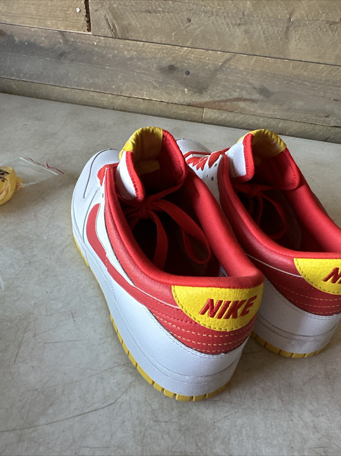 Nike NYX Dunk Low Ronald McDonald White Red Tour Yellow 330938-161 Mens Size 10 image 5
