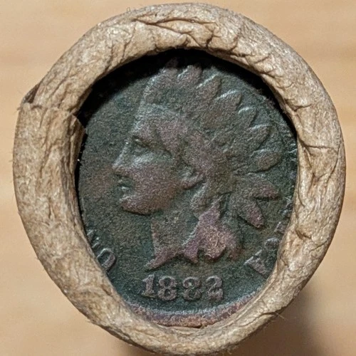 OLD BANK ROLL~UNSEARCHED I.H. ENDS 1882 F-Better Date & 1892 BOTH VG+