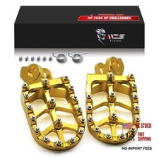 Dirt Bike Foot Pegs, Aluminum Motocross Footpeg RMZ 250 / RMZ 450 / RMX 450Z