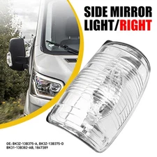 For 15-2021 Ford Transit Cargo White Right Side Mirror Turn Signal Light Lens E