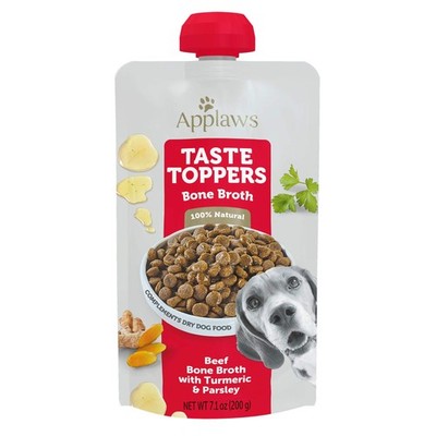 Applaws Taste Toppers Beef Bone Broth Wet Dog Food, 7.1 Fl Oz (Pack of 1) 