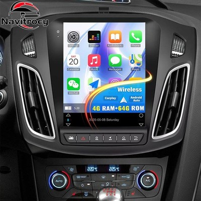 4+64G Android 15 Autoradio Für Ford Focus MK3 2012-2018 GPS Navi WiFi Carplay BT