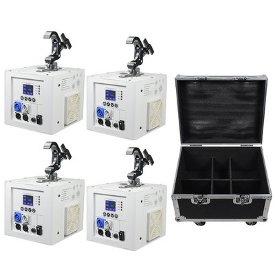 4X 800W Cold Spark Fountain Machine Hanging Upside Down for Wedding Stage