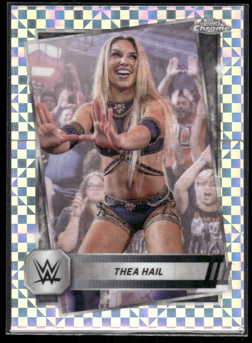 2025 Topps Chrome WWE Thea Hail #81 X-Fractor