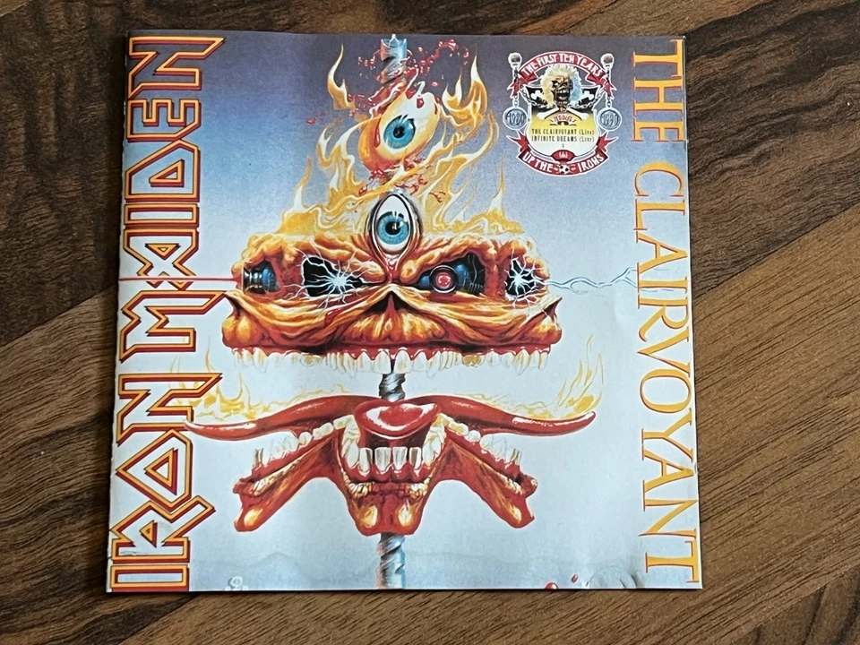 IRON MAIDEN The Clairvoyant / Infinite Dreams OOP 1990 UK CD EP live trks (used) - Image 4 of 4