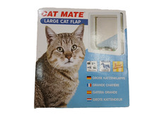 Cat Mate 4-Way Large Locking Cat/Dog Door with Magnetic Catch  Rigid Flap 221W