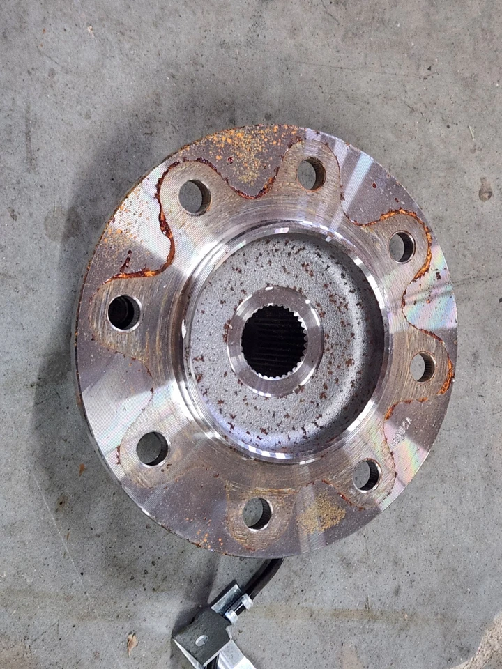 Conjunto de cojinete de rueda delantero y cubo 98-99 Dodge Ram 3500 LH Mopar 52069879AA Foto 3 de 4