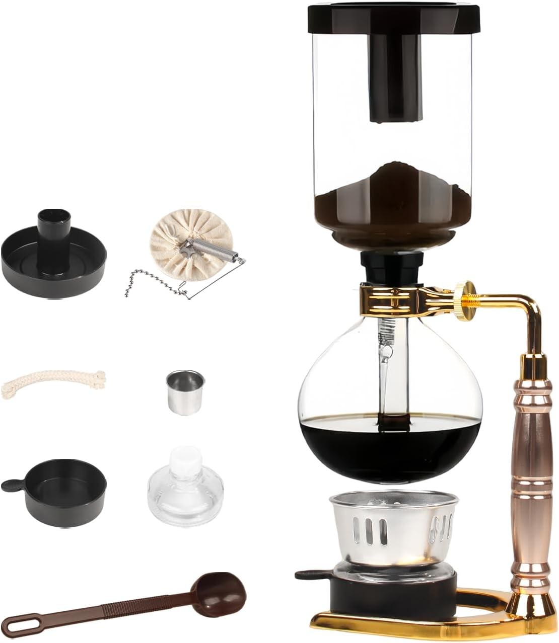 Vacuum coffee maker, Japanese siphon coffee maker, Manual coffee brewer