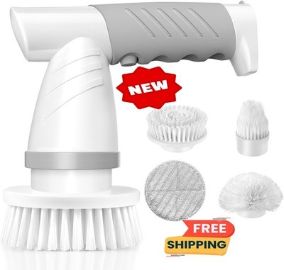 Fregadora Eléctrica Giratoria, Fregadora Eléctrica para Ducha de Baño para Limpi
