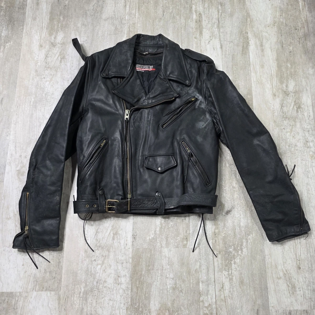 Brooks Leather Motorcycle Jackets for Men for Sale - Shop New