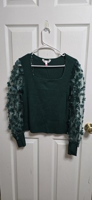 No Boundaries Emerald Green Women's Top Size Large