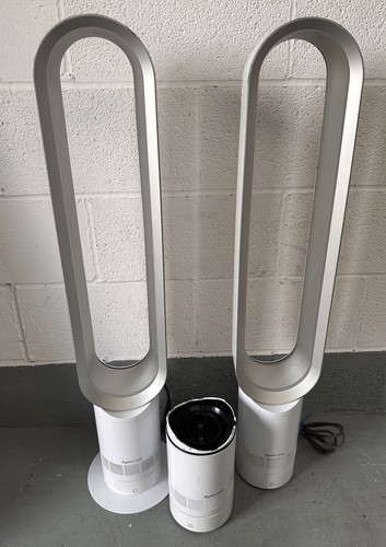 3x Dyson AM07 10 Speed Cooling Tower Fan - MIXED CONDITION FAULTY - NO REMOTES