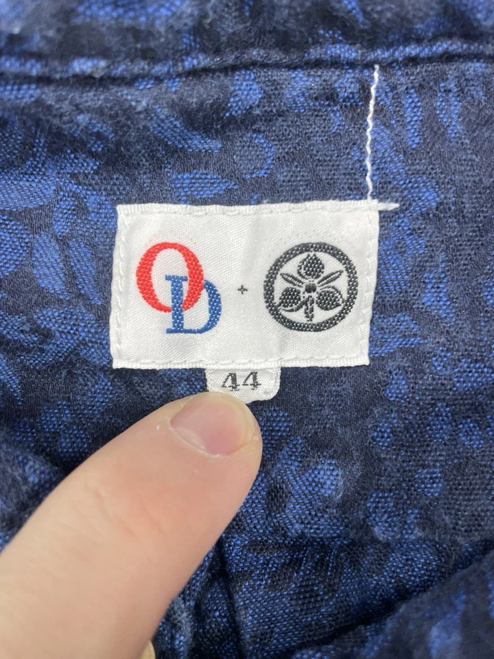 Jeans OD+MJ FLORAL ÍNDIGO JACQUARD SS 44 Okayama Denim Momotaro Lanzamiento Limitado Foto 2 de 4