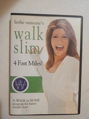 Leslie Sansome's Walk Slim - 4 Fast Miles - A Walk At Home Program (DVD)