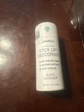 Primal Life Deodorant  Black Lavender -  Organics Stick  3 OZ( PACK OF 2 )