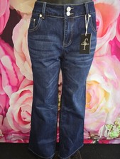 Nwt Flamingals Wide Leg Jeans 5 Pockets Size Large 70885 32 Inseam