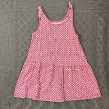 Tea Collection Drop Waist Pink Floral Sleeveless Dress ~ 3