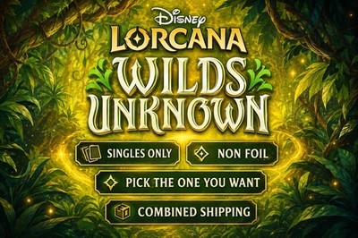 Disney Lorcana- Wilds Unknown Pick The One You Want  *NON FOIL* Fast Shipping