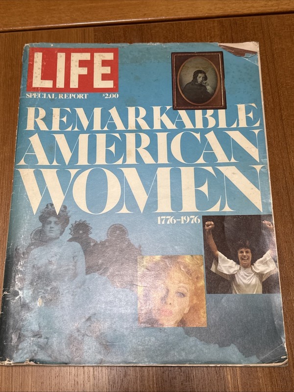 Vintage LIFE Magazine 1976 Special Report  Remarkable American Women 1776-1976