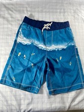 Gap Kids Boys Board Shorts - XL 12 Blue Surf Scene Sharks  Waves