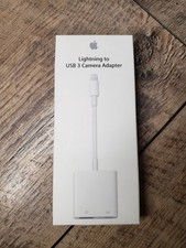 Apple Lightning to USB 3 Camera Adapter Model A1619 SEALED