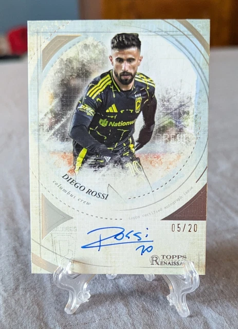 2025 Topps Chrome MLS Diego Rossi Renaissance Autogramm 5/20 #RA-DR1