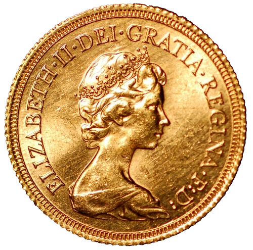 Great Britain Gold coins Elizabeth II Sovereign 1978 KM#919 15241