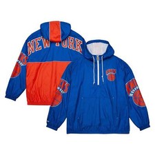 MENS MITCHELL  NESS TEAM OG 2.0 ANORAK WINDBREAKER KNICKS