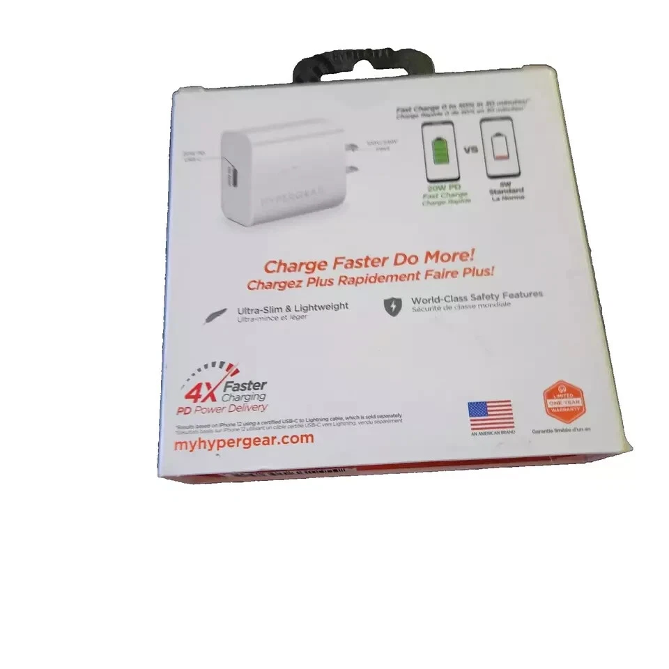 HyperGear 20W USB-C Single Port Wall Charger - Image 2 of 2