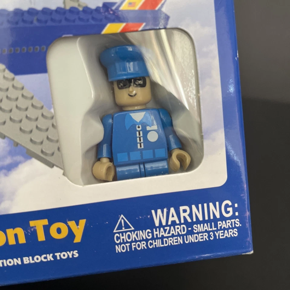 Avión Daron Southwest 62 Piezas Juguete de Construcción Bloques a Presión No. BL888-1 Foto 2 de 4