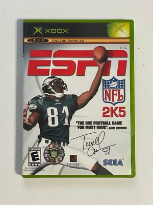 ESPN NFL 2K5 (Xbox, 2004) w/ Unused 2 Month Xbox Live Trial (Expired) Tested
