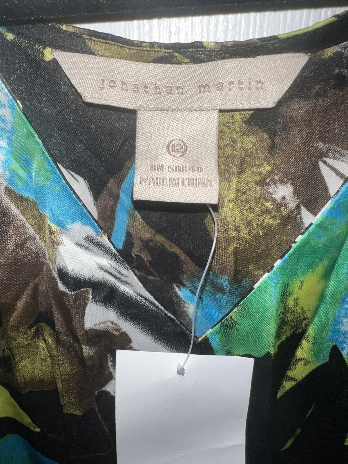 PALM ANGELS Abito Jonathan Martin 12 fluenti ali angelo cintura tropicale Y2k fata romantico nuovo