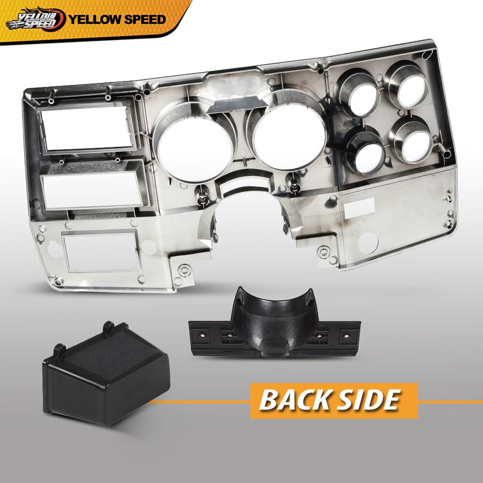 1973-79 Ford Truck, 1978-79 Bronco Black Dash Instrument Bezel, W/o AC - Foto 7