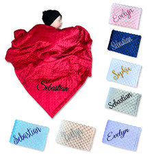 Personalized Baby Blanket- Embroidered Blanket Monogrammed Blanket- Shower Gift