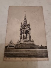 Postcard. London. Albert Memorial. England. United Kingdom. Vintage. 1908
