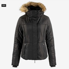 Horze Camilla Women's Padded Short Jacket Brown Size 16