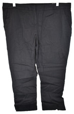 Women's Amanda  Chelsea Black Lowrise Waist Slim Hip  Thigh Ankle Pants 14 NWT