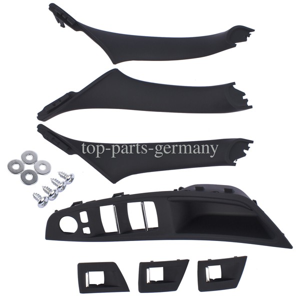 Set TüRgriff Innen Schalterabdeckung Cover FüR BMW 5Er F10 F11 520 523 525 10-17-image