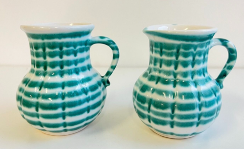Gmundner Keramik grün geflammt 2x Milchkanne GK1167 (2401DM6) 05/24 - Bild 1 von 6