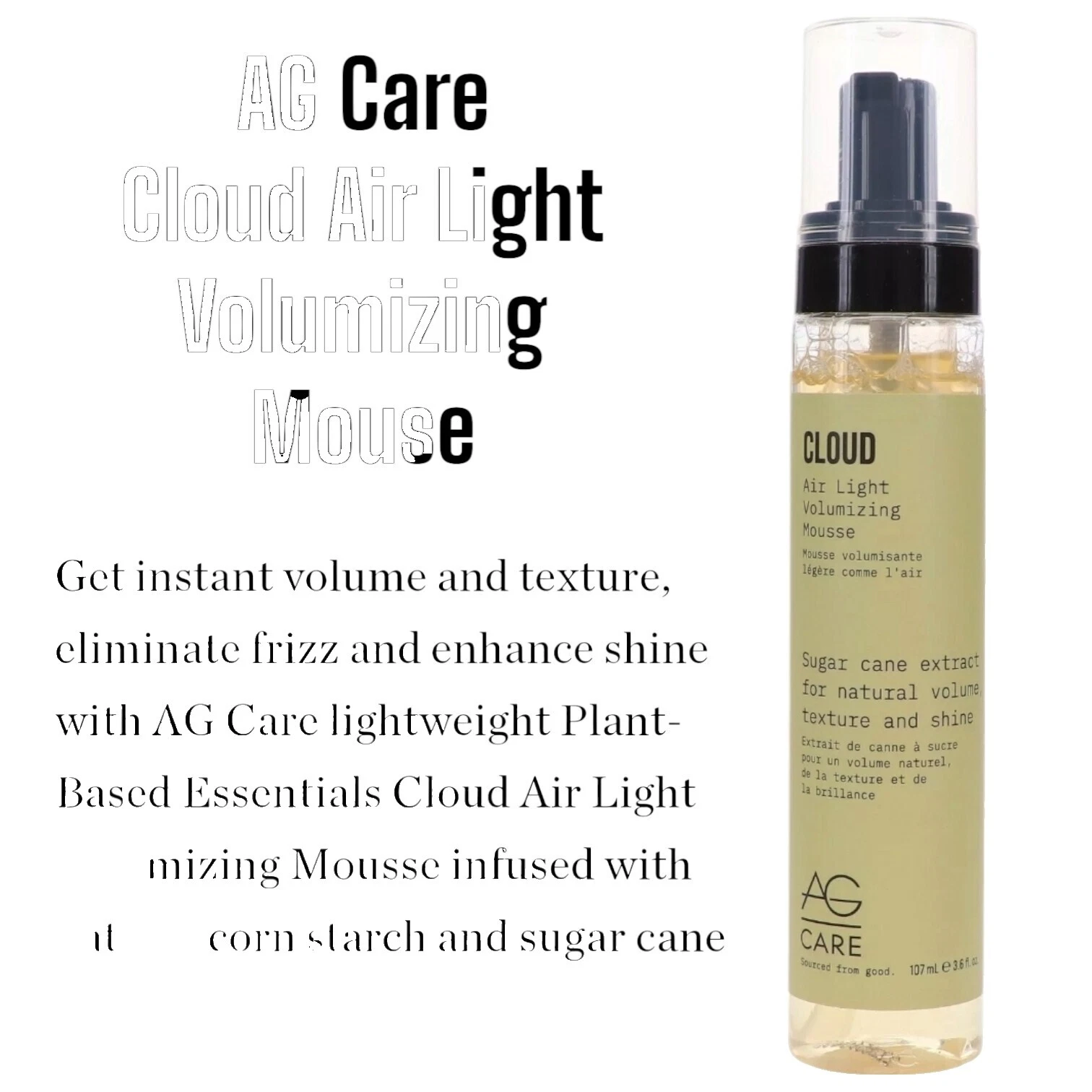 Mousse AG Adriano Goldschmied Organic Hair Styling Products