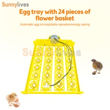 24 Eggs Basket Type Incubator Egg Tray Small Incubator Accessories 110V/220V
