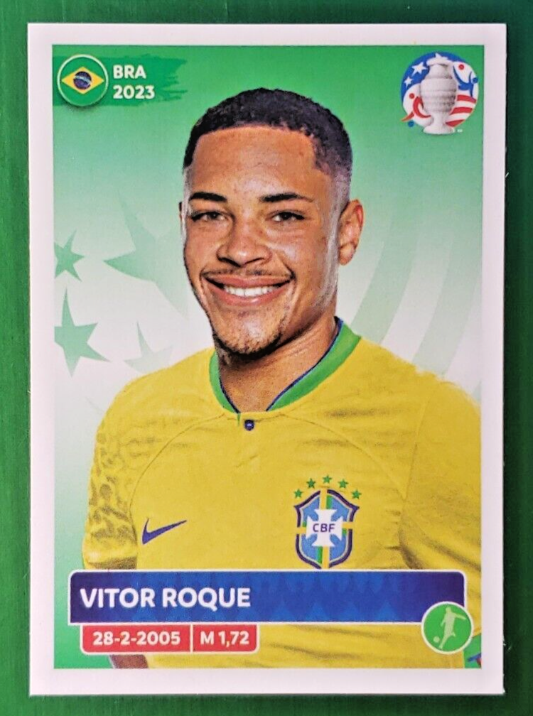 Vitor Roque #BRA16 Rookie Brazil - Panini Copa America 2024 | eBay