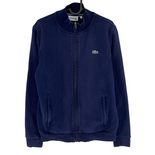 LACOSTE Navy Blue Cotton Blend Track 