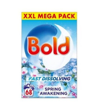 Bold 68 Wash Washing Powder Spring Awakening with Lenor Laundry XXL Mega Pack