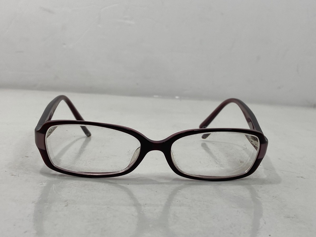 Coach Adelle 534 Eyeglasses Plum Teal Oval Frames 135 Womens Eyewear Coach Purple Oval Eyeglass Frames for sale | eBay main image 2