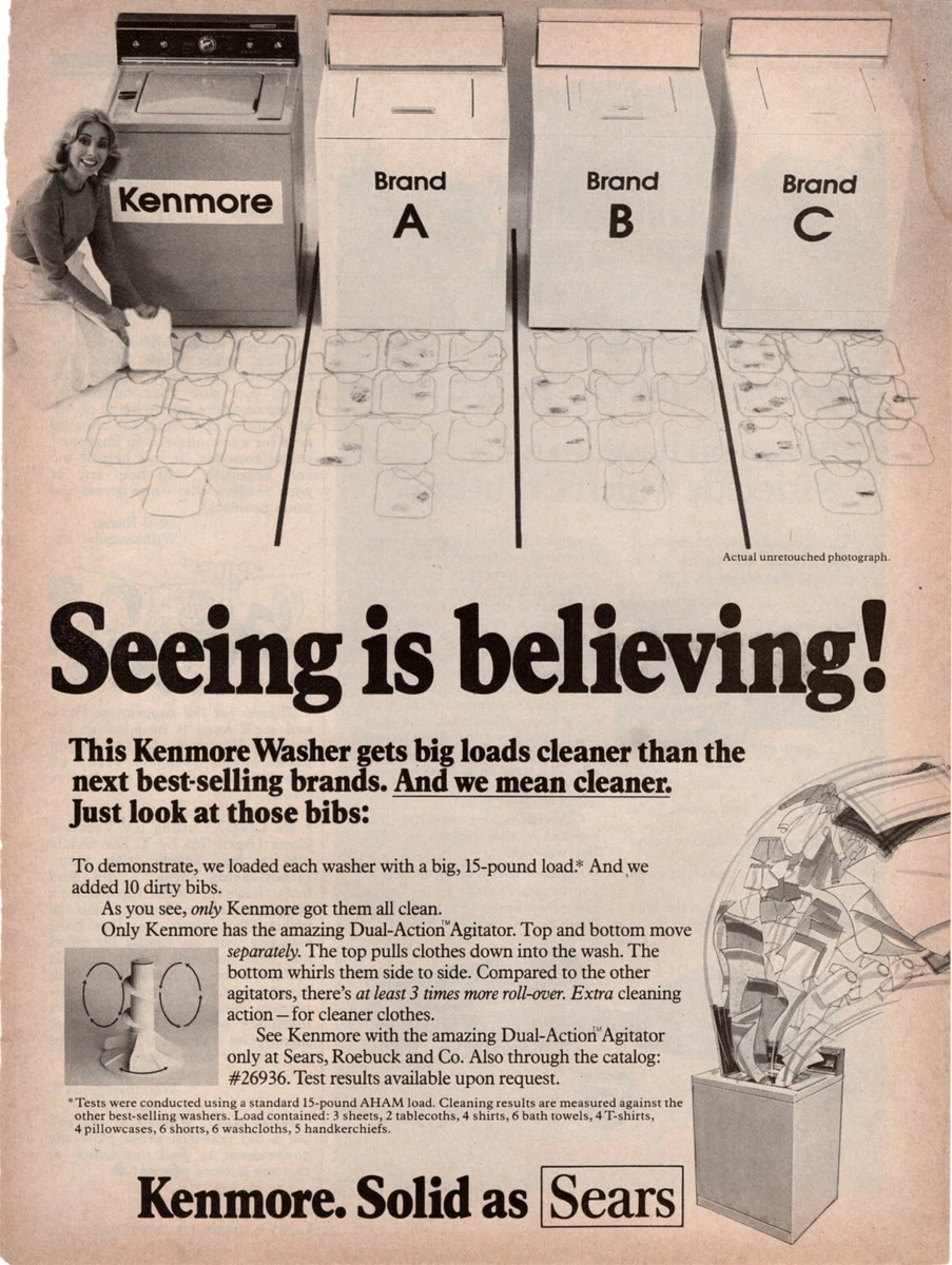Sears kenmore washer deals