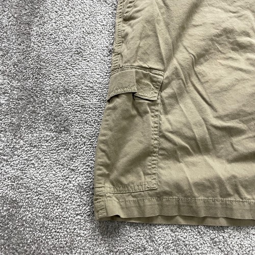 Columbia Cargo Shorts Mens Khaki Brown Flat Front Pocket Cotton Outdoor 39x10 - Picture 3 of 12