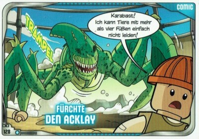 Lego Star Wars Serie 2 Sammelkarten Karte Nr. 128 Fürchte den Acklay